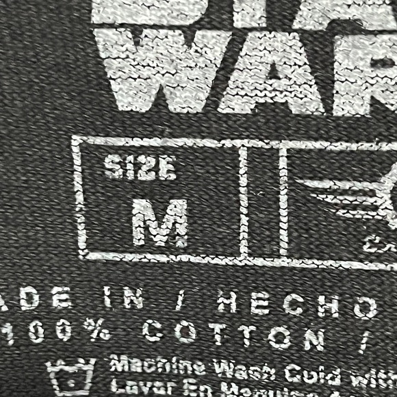 Star Wars Kylo Ren Graphic T-Shirt - Black - Size M - 100% Cotton - Picture 9 of 9